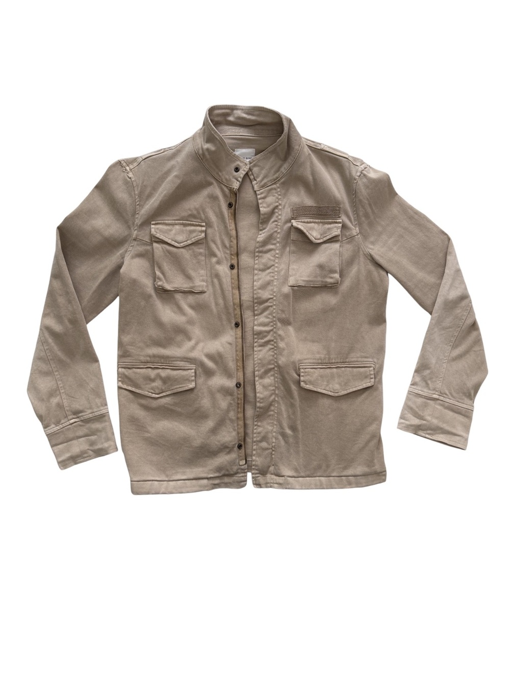 Anine Bing Cotton Utility Jacket - Sand - Size Medium
